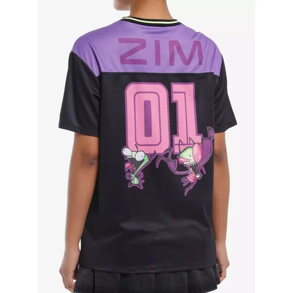 Invader Zim GIR & Zim Girls Soccer Jersey SMALL New - Picture 3 of 11